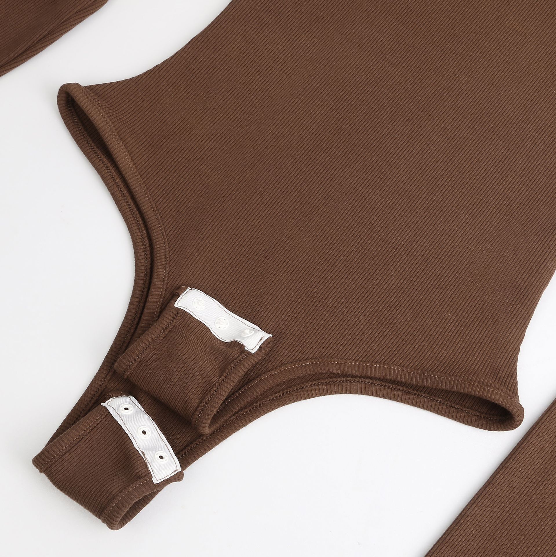 Womens Turtleneck Thong Bodysuit Warm Bodycon High Waist Romper Body Shapewear